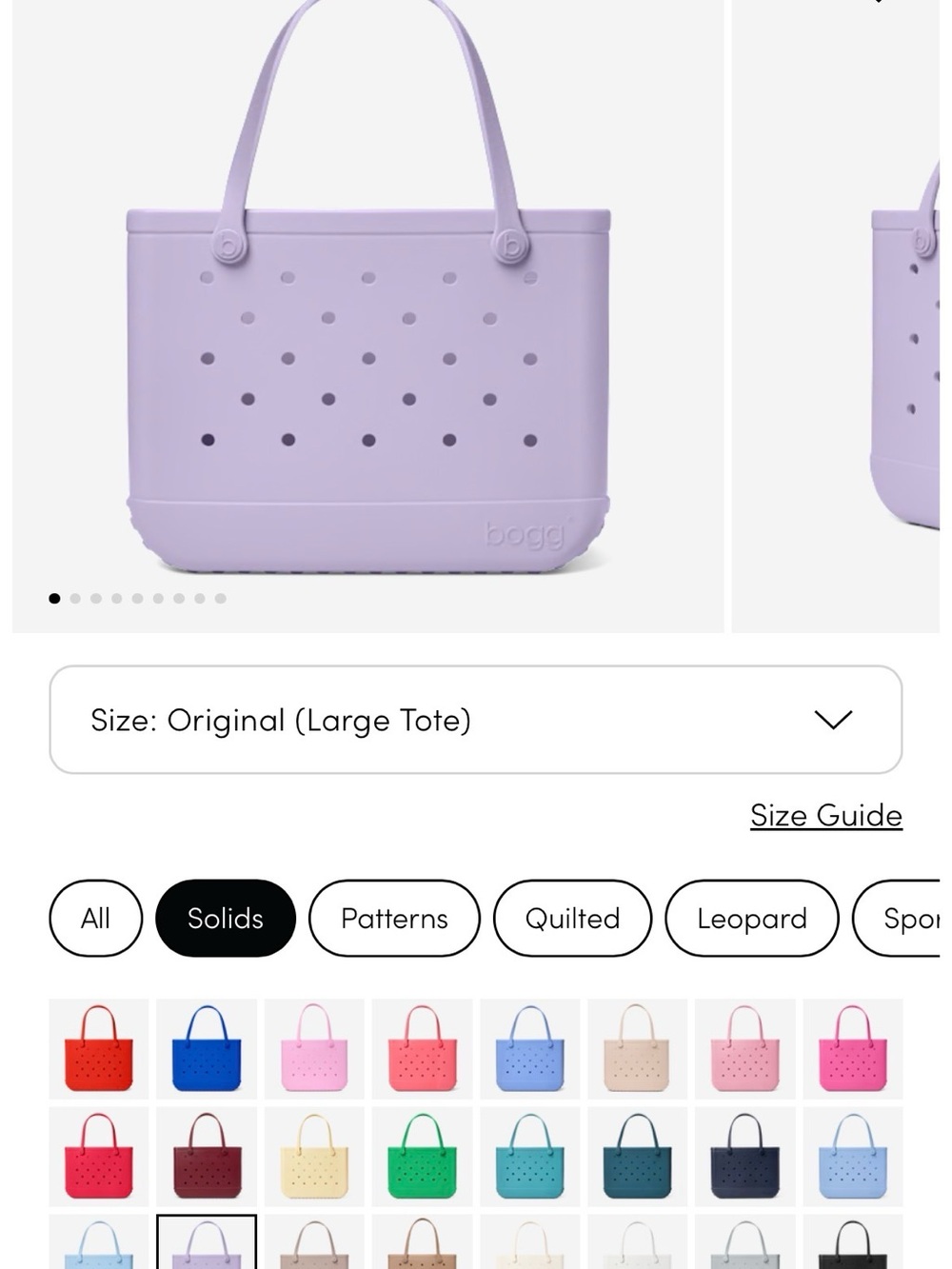 BOGG BAG Classic Tote in Lilac - Picture 2 of 5